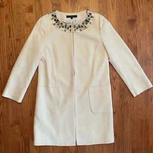 Green Label Relaxing embellished long blazer size 38